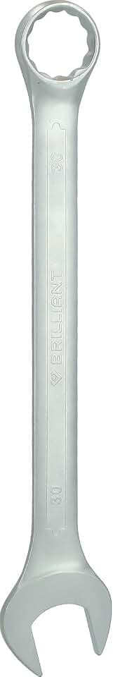 BRILLIANT TOOLS BT011930 Ring-Maulschlüssel, 30mm [Powered by KS TOOLS]