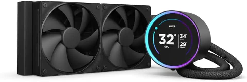 NZXT Kraken Elite 240-240mm AIO CPU Cooler, LCD - Black