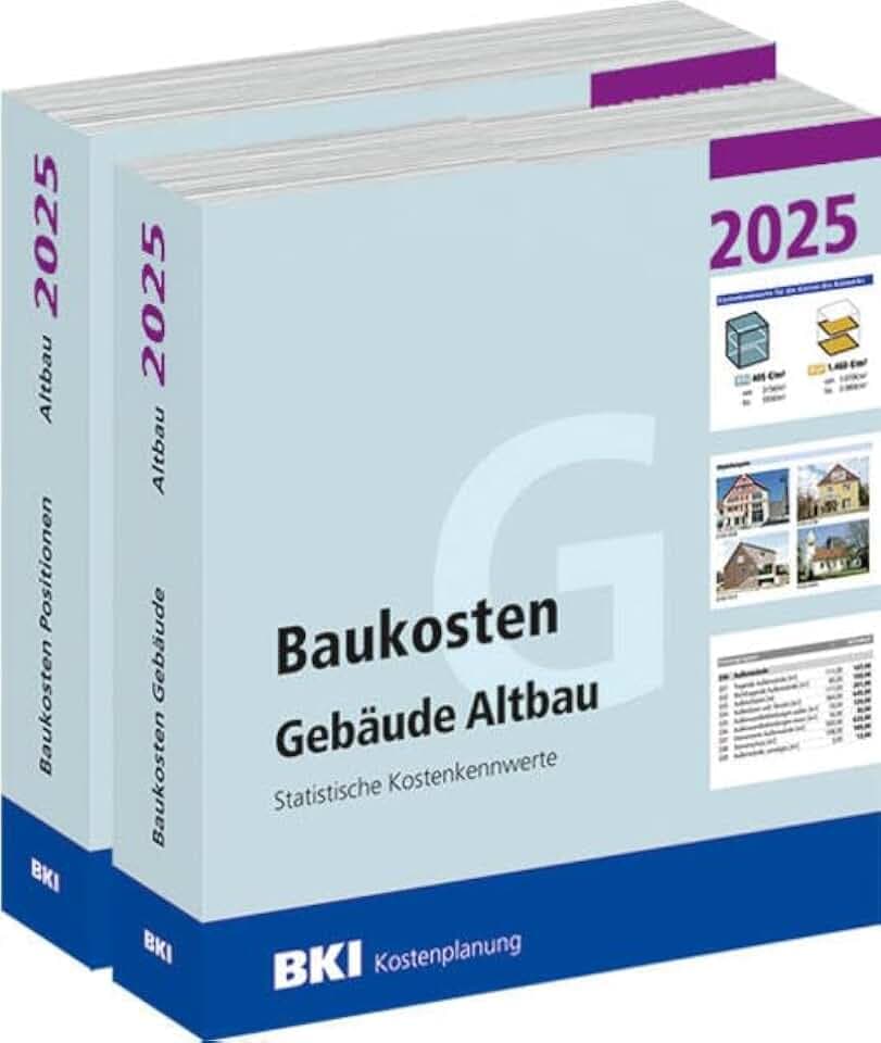 BKI Baukosten Gebäude + Positionen Altbau 2025