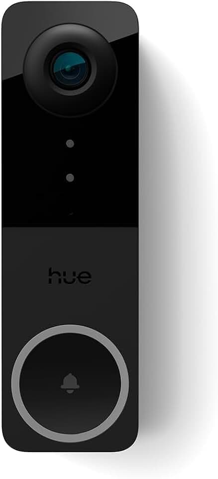 Philips Hue Secure Video-Türklingel, Außenkamera, Kabelgebunden, Schwarz