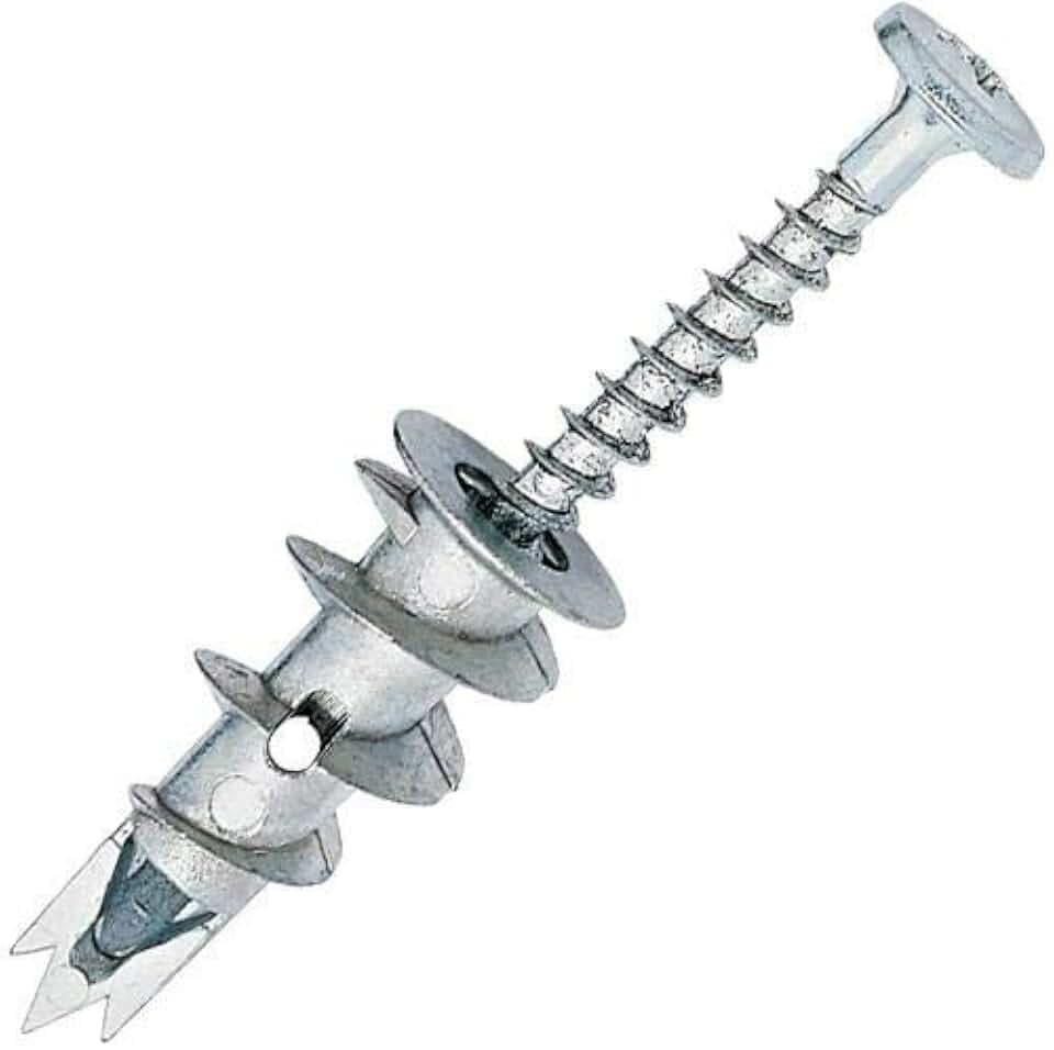 100 x Metall-Schrauben fr Gipskartonplatten (6 mm, Kreuz, Wolframcarbid)