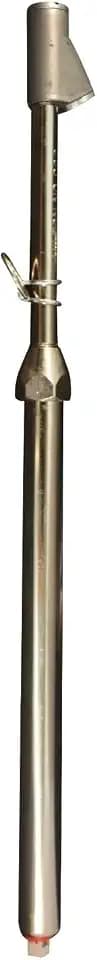 Milton S-986 Straight Foot Dual Head Tire Pressure Gauge with Dual Head Chuck, 10-160 PSI Heavy Duty Air Pressure Gauge for Semi Truck, Tractor Trailer, Dually, RV and Automotive Tires
