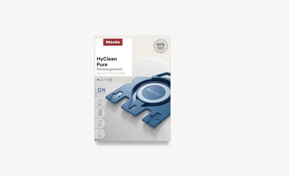 Miele Original Zubehör - HyClean 3D Efficiency GN Staubsaugerbeutel / Schließt den Staub sicher im Staubsauger ein (9917730)
