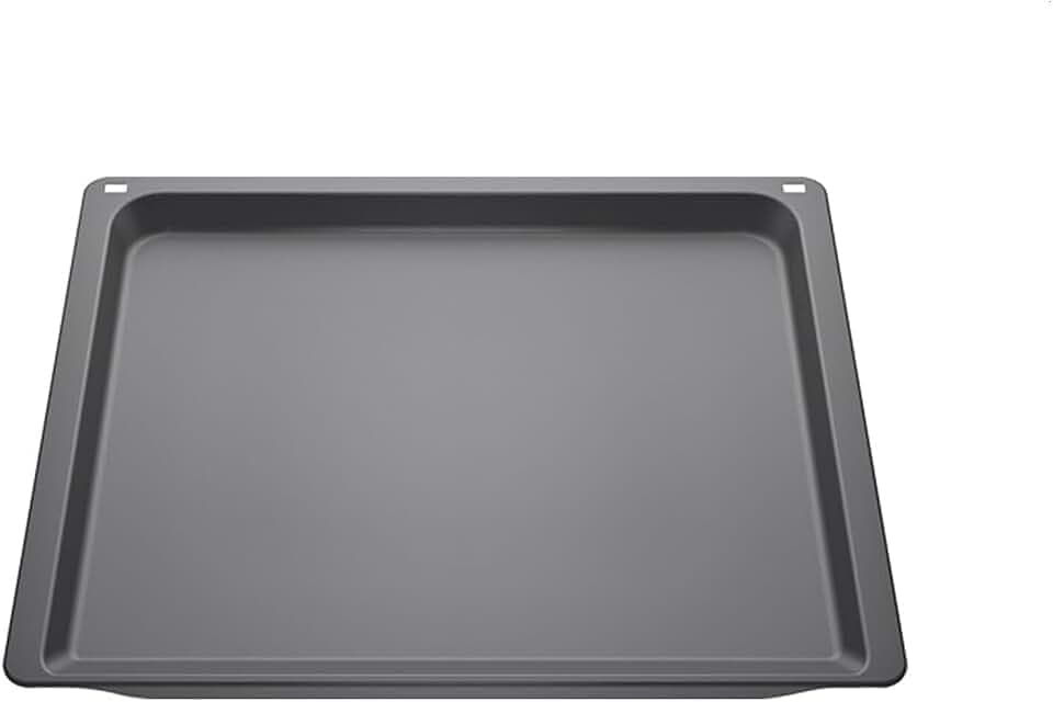 Bosch HEZ631070, Universelles Backblech, emailliert, 37,5 × 45,5 × 3 cm (L × B × H), spülmaschinengeeignet, robust, kratzunempfindlich, anthrazit