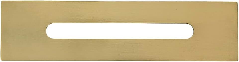 Kingston TC4017 Bathtub Overflow Hole Cover, Brushed Brass