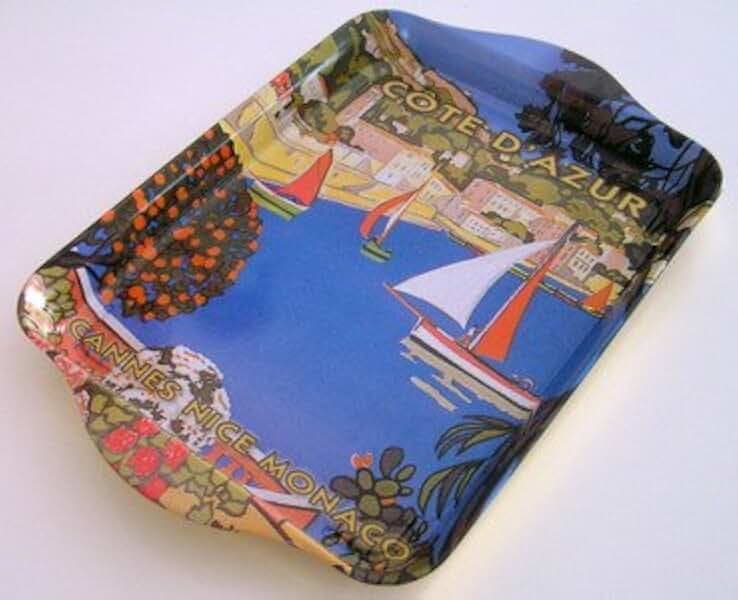 P10240 Various Mini Metal Tray Cote d'Azur