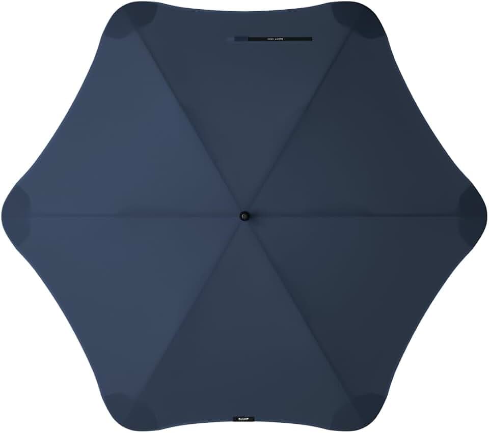 BLUNT 'Executive' Regenschirm Groß Ø 138 cm Midnight Navy - Sturmfest bis 115 km/h - Automatisch Öffnend, Leicht & Nachhaltig - inkl. Schirm-Tasche - Hochwertiger Stockschirm für Damen und Herren