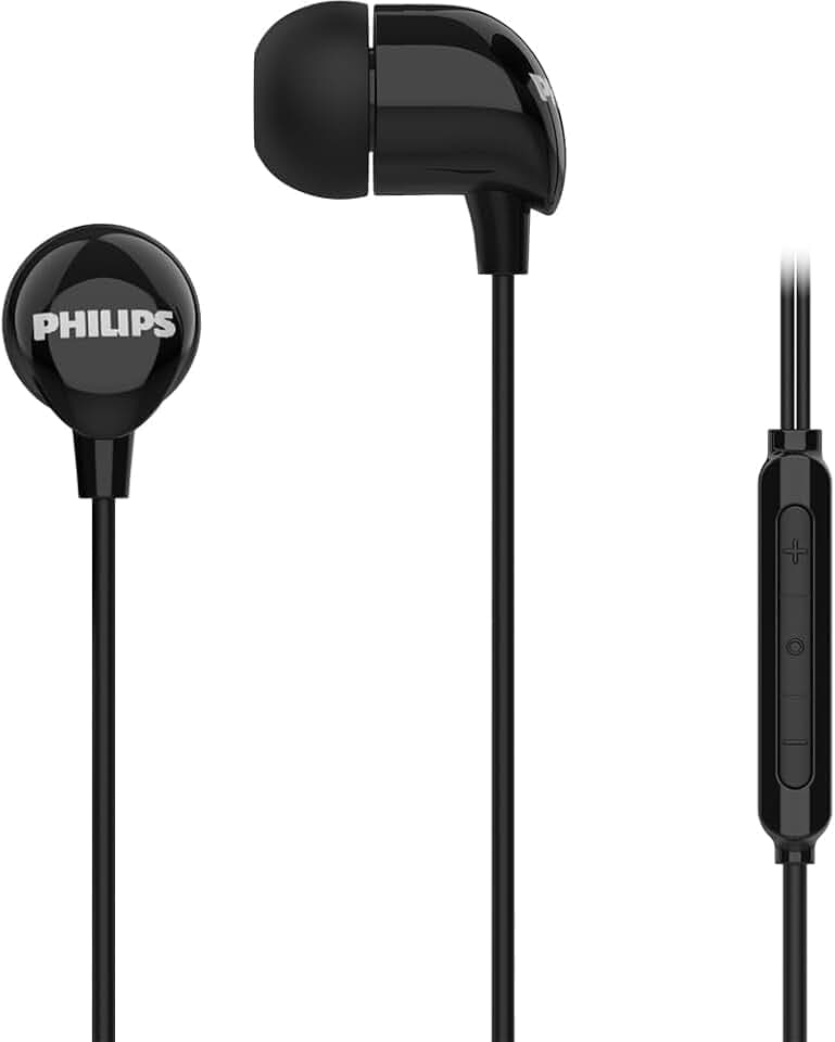 Philips TAE2146BK/00 Auriculares Intrauditivos Con Cable y Micrófono Integrado USB-C Negros