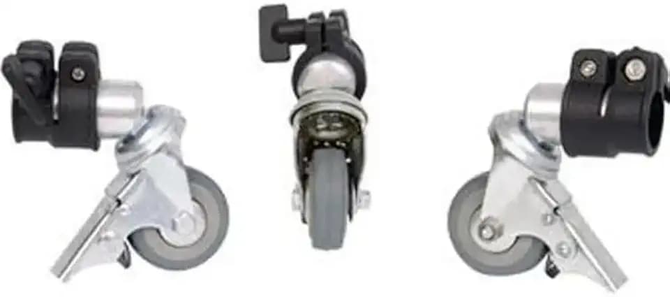 AFEFT swivelling Wheels PCA-19M 3 pcs for lamp tripods 19 mm