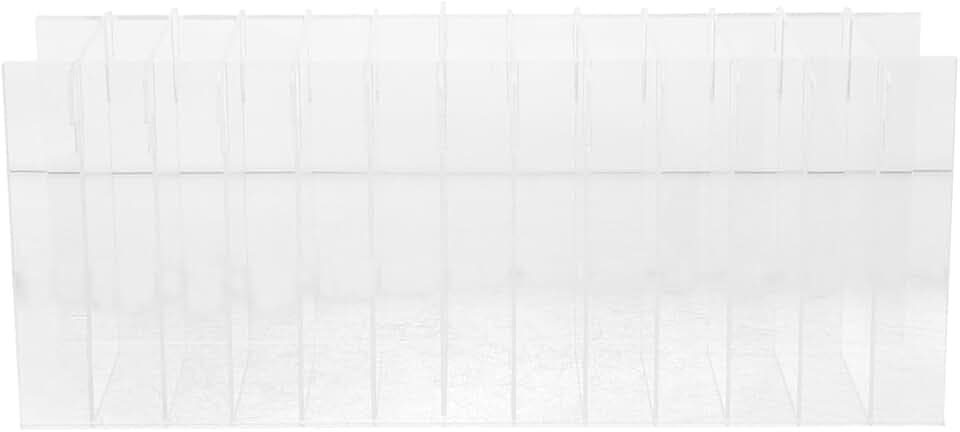 Operitacx Acryl Trennwand für Handgefertigte Seifenformen Transparente Innenteiler für Silikon Seifenformen Universeller Seifenteiler für Selbstgemacht Seifenherstellung