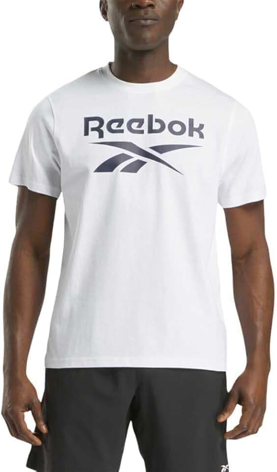 Reebok Herren Chad Big Logo Crew Neck Ss Tee Shirt