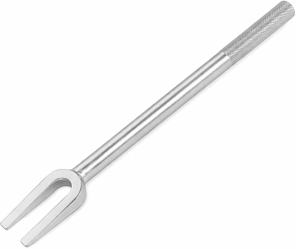 Powerbuilt 21/32-Inch Tie Rod End Puller, Ball Joint Separator – Heavy-Duty Steel, Zinc-Plated for Rust Resistance, Ideal for Professional and DIY Auto Repairs - 648467