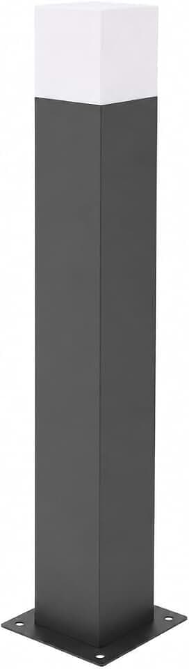M Ledme -Außenleuchte Plus Serie Design, E27-Sockel, IP54, wasserdicht, schwarzes Finish, ideal für Garten, Terrasse, Eingang und Fassade (Leuchtmittel nicht im Lieferumfang enthalten)