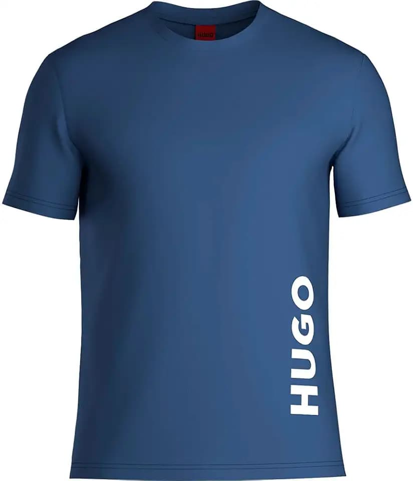 HUGO Herren T-Shirt RN Relaxed T-Shirt aus Baumwoll-Jersey mit UV-Schutz von LSF 50+