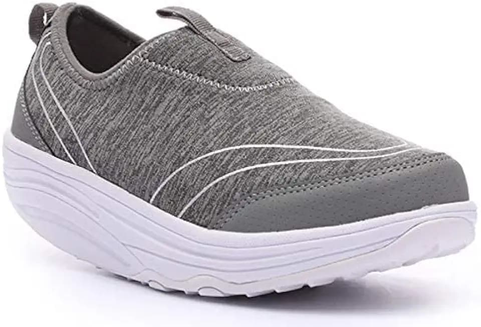 Exersteps Women's Amaya Gray Fashion Sneaker 8 M US