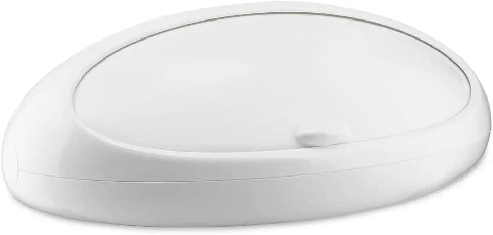 Alessi ASG22 W Gnam - Brotkasten aus thermoplastischem Harz, weiß