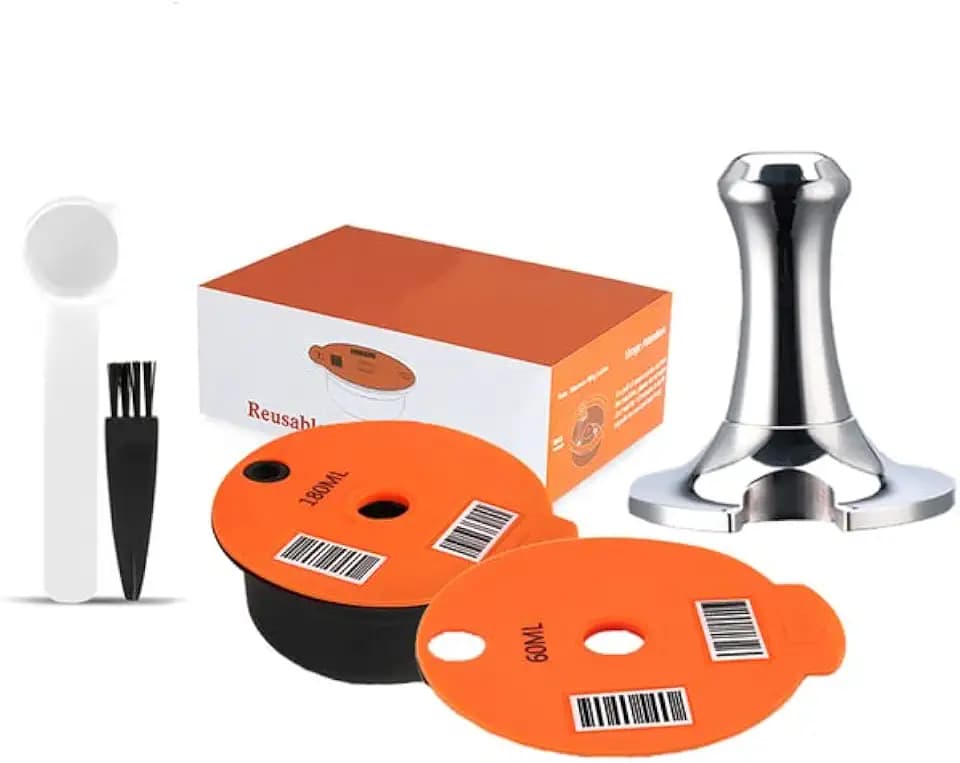 60 ml/180 ml, nachfüllbar, für Kaffee-Kapsel, Körper, Deckel, Teile für Simo, Bosch, wiederverwendbar, Kaffeemaschine, Filterbox, Espresso-Box