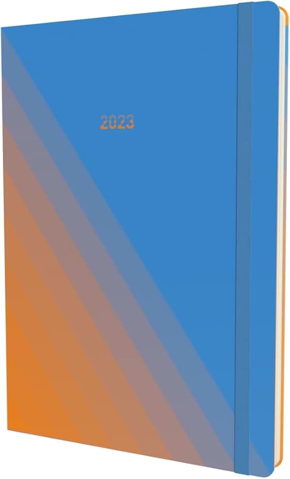 Collins Metropoitan Clyde Terminplaner 2023, A5, Wochenansicht, Blau (CD153.60-23)
