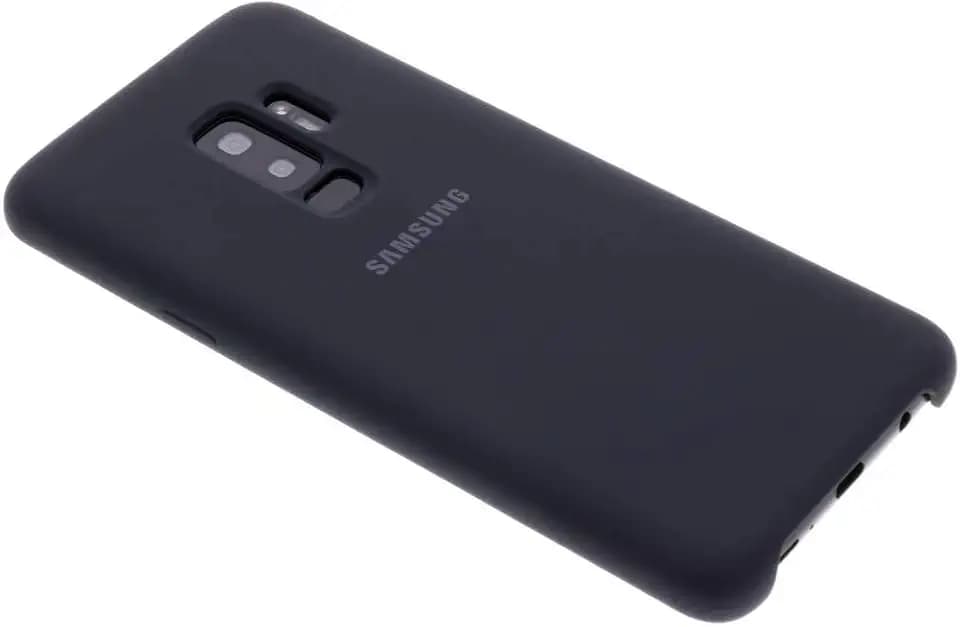 Samsung Silicone Cover (EF-PG965) für das Galaxay S9+, Schwarz