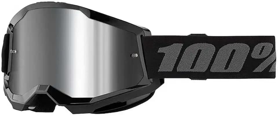 100% STRATA 2 Goggles - Sports Goggles for Motocross & Mountain Biking - Eyewear for Bike Riders - Motocross Eyewear for Men