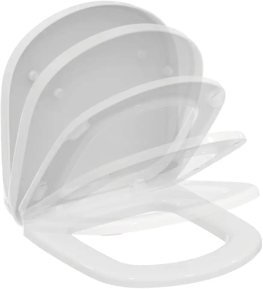 Ideal Standard Tempo WC-Sitz mit Softclose, Wrapover – Weiß (Alpin)