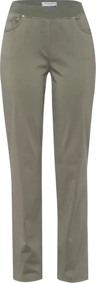 Raphaela by Brax Damen Jeans Hose Style Pamina Gabardine Stretch Khaki