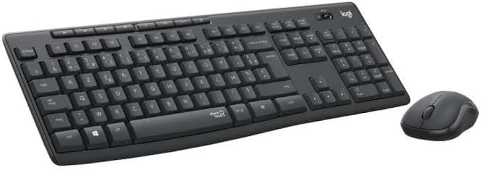 Logitech MK295 kabelloses Tastatur-Maus-Set mit SilentTouch-Technologie