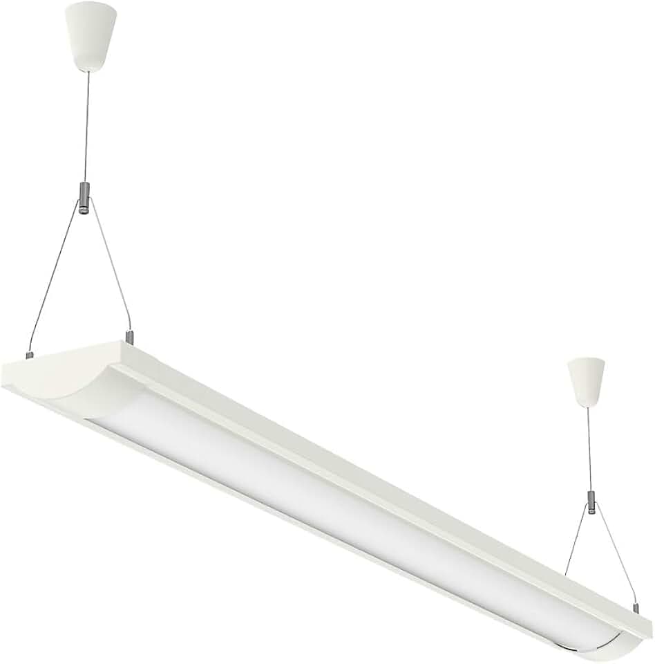 Maul Mauleco, Weiß, Metall, 119, 5 x 13, 5 cm, 1240 Lux, Neutralweiß LED-Pendel-und Deckenleuchte, 8274702