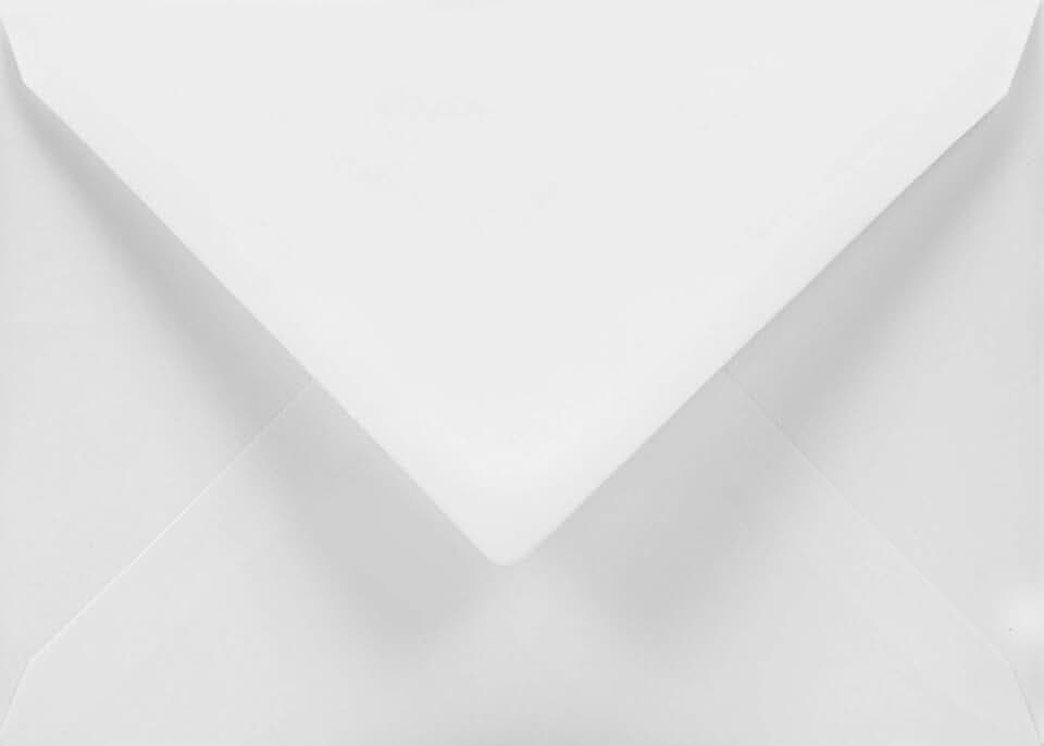 Netuno 50 Umschläge Weiß DIN C5 16,2x22,9 cm fein und festlich