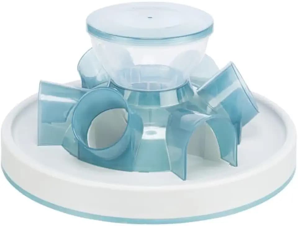 TRIXIE Tunnel Slow Feeder for Cats and Dogs, Interactive Cat Toy, Pet Food Dispenser, Treat Dispenser