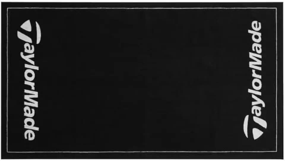 TaylorMade Golf Tour Towel White/Black