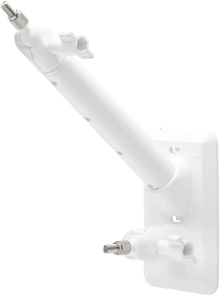 Holicfun 2-in-1 Wall Mount for Outdoor Cameras and Solar Panels, White