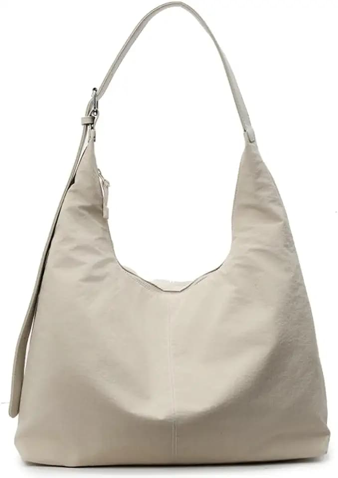 Slouchy Nylon Tote Bag Women Trendy Crossbody Purse Underarm Shoulder Hobo Bags Satchel College Travel Tote Handbag 2025