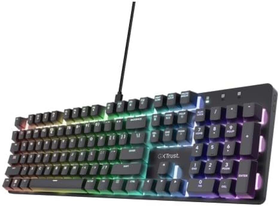GXTrust Zora Niederländisches Layout (QWERTY) Mechanische Tastatur