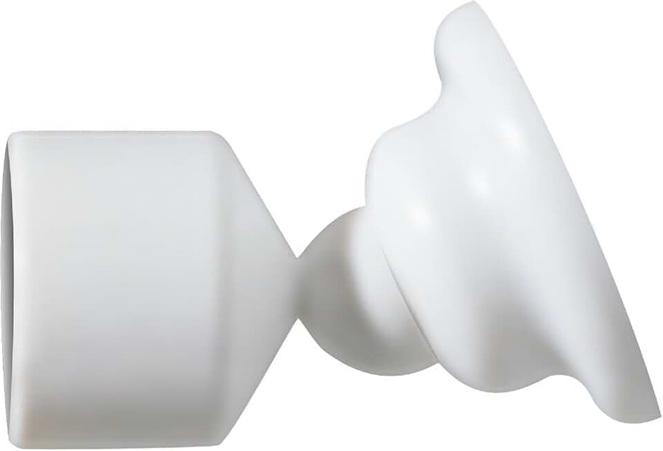 Spirella Schrägwandadapter Schrägwandhalter für Duschvorhangstangen mit Ø 20 mm Made in Germany