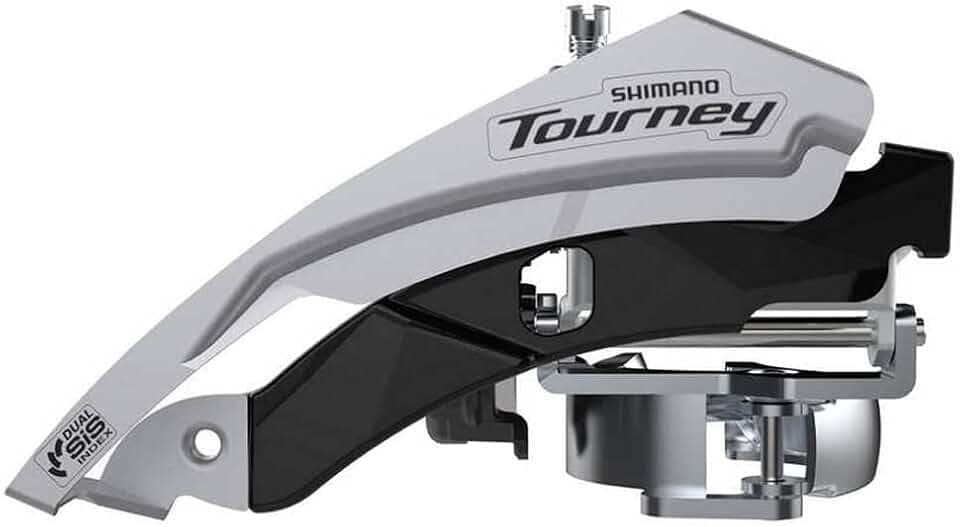 SHIMANO FD-TY600 Tourney Mech, Triple, Oberes Scharnier, Doppelte Zugkraft, 66-69, für 42T, Schwarz
