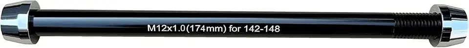 Bike Trainer Thru Axle Adapter 12MM Axle 1.0/1.5/1.75 Thread Pitch Multiple Length