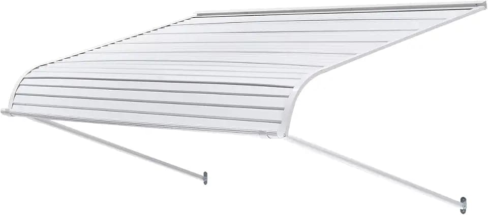 VEVOR Aluminum Awning 60 x 42 in, Durable Window Awning Door Canopy, Lightweight and Stable Aluminum Awnings for Doors Exterior Rain Snow Sunlight Protection for Door Entrance Windows Patio Porch