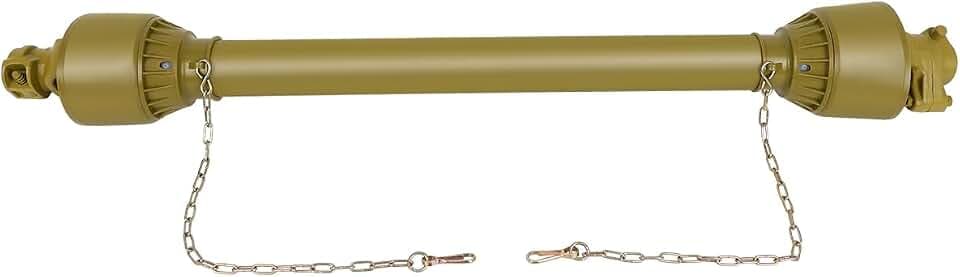 SCITOO Yellow 43"-70.5" PTO Shaft, 1-3/8" PTO Drive Shaft