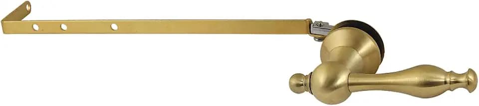 Kingston Brass KTNLD7 Naples Universal Front or Side Mount Toilet Tank Lever in Brushed Brass