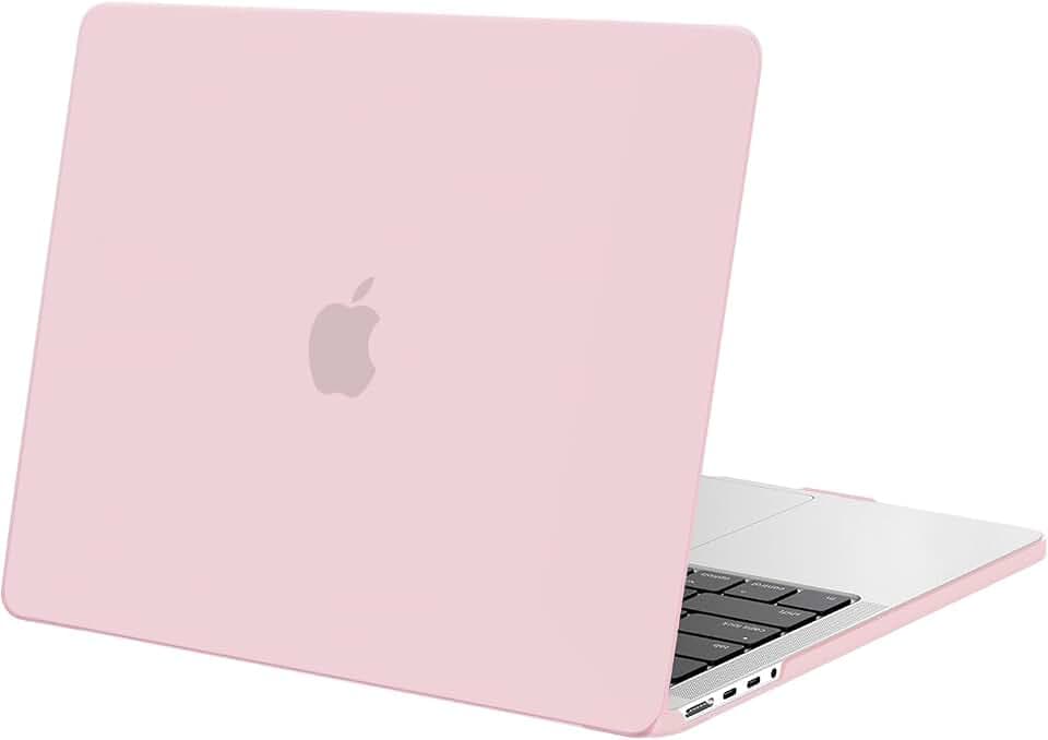 MOSISO Kompatibel mit MacBook Pro 14 Zoll Hülle M5 M4 M3 M2 M1 2026-2021 | Ultradünne Hartschale Snap Schutzhülle A3427 A3426 A3434 A3112 A3185 A3401 A2918 A2992 A2779 A2442, Rosenquarz