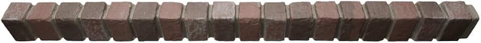 Trim Sill for EverStone Faux Classic Aged Brick Siding Panels, 48"W x 2"D x 3"H, Burnished Red Color