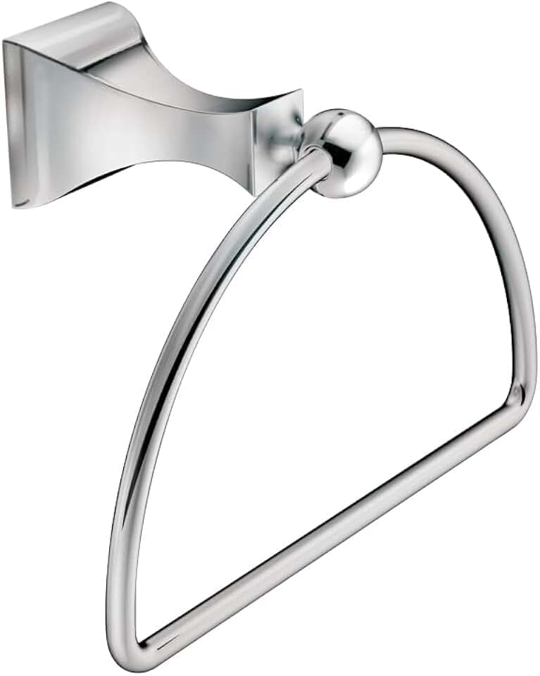 Moen DN8386CH Retreat Collection Handtuchring mit Beschlägen, Chrom