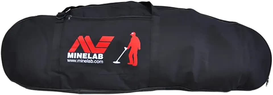 Minelab Padded Reinforced Canvas Carry Bag for All Metal Detectors, Black
