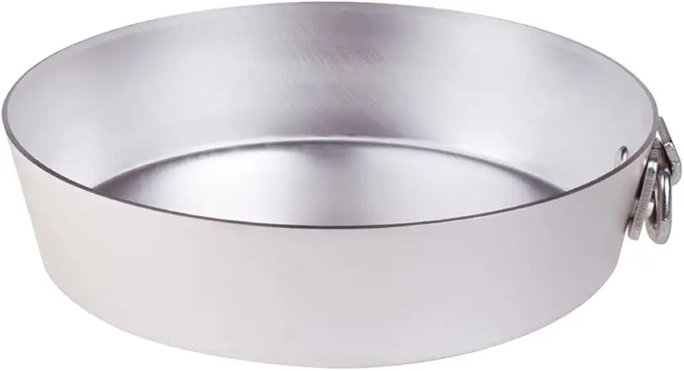 Pentole Agnelli Konische Kuchenform mit Ring, Aluminium, Silber/schwarz