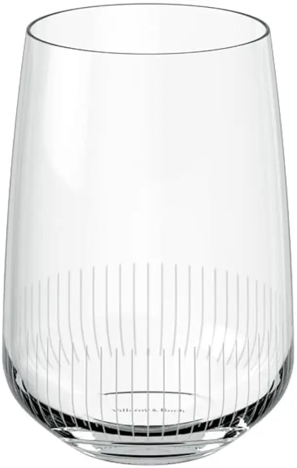 Villeroy & Boch - Afina Longdrink-Glas Set 4-teilig 300 ml Klar, Spülmaschinenfest, Longdrink Gläser Set, Glas Set für Cocktails, Longdrinks oder Matcha, Kristallgläser, Trinkgläser, Kristallglas