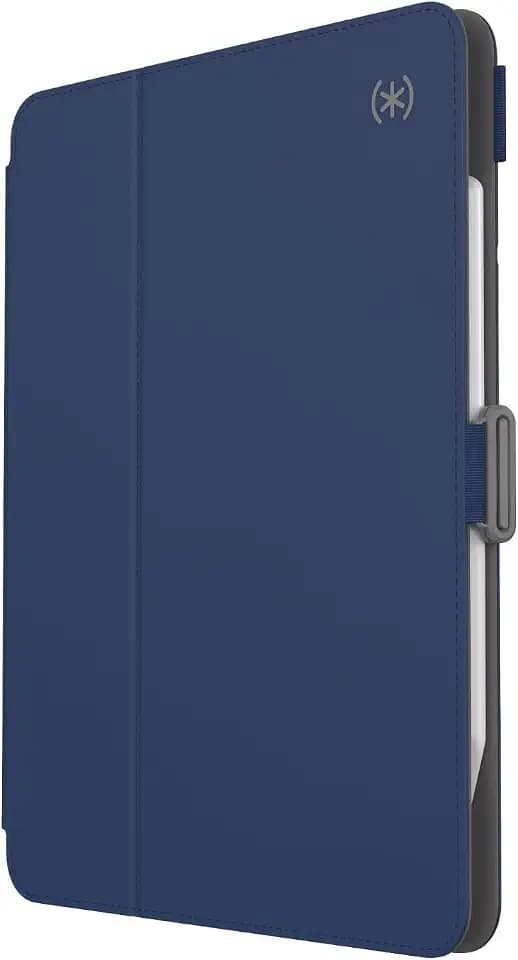 Speck Case for iPad Pro 4th Generation 11 Inch - Drop & Camera Protection, Slim Multi Range Stand, Apple Pencil Holder - Arcadia Navy/Moody Grey
