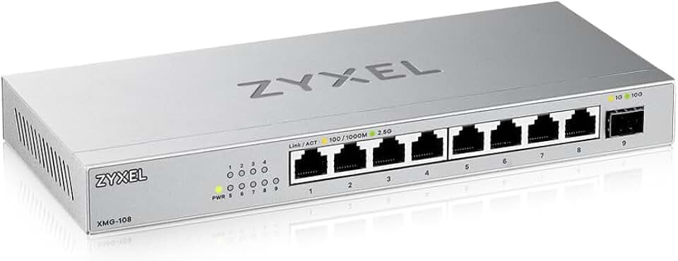 Zyxel Netzwerk Switch 8 Port | Unmanaged | 2.5G | XMG-108