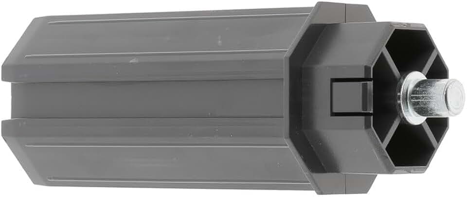 cyclingcolors 8-Kant Rollladenrohr Endkappe Fenster Kunststoff Abgang, für 50 mm 8-Kant Rohr Abgang Ø 10 mm Abgang männlich