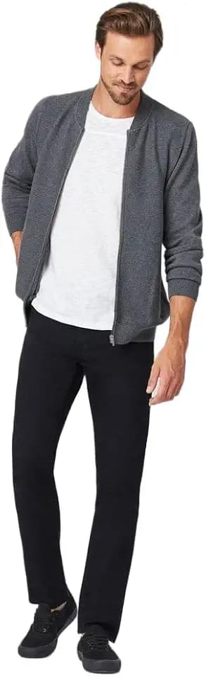 Mavi Zach Men's Straight Leg Regular Rise Jeans for Men – Casual Pants – Stretchable Men's